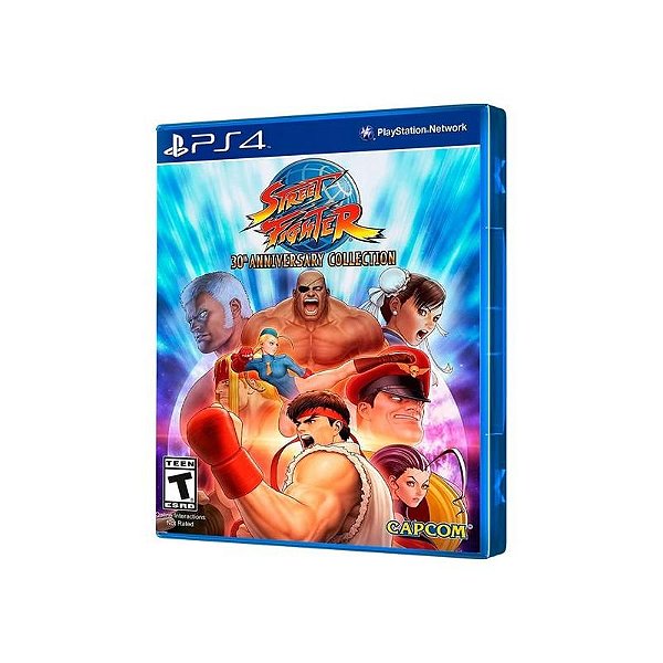 Coleção 30 Anos Street Fighter para PS4 - Jogo Clássico e Exclusivo
