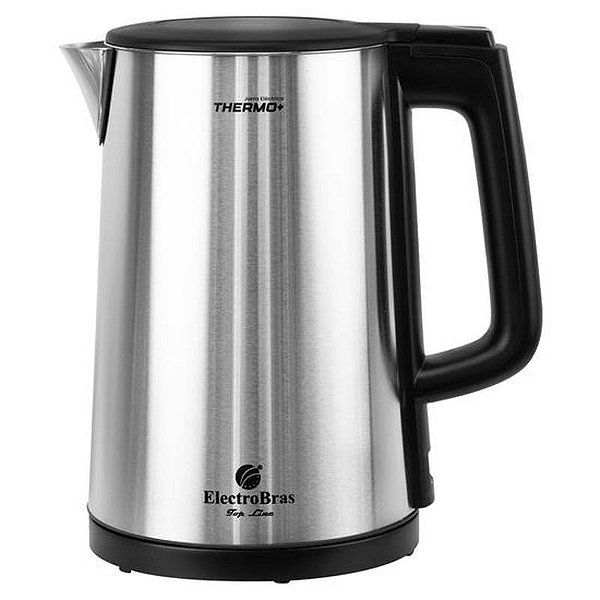 Jarros Elétricos Electrobras Thermo+ EBJE-04 - 1.5L - 1200W - 127V - Prata e Preto