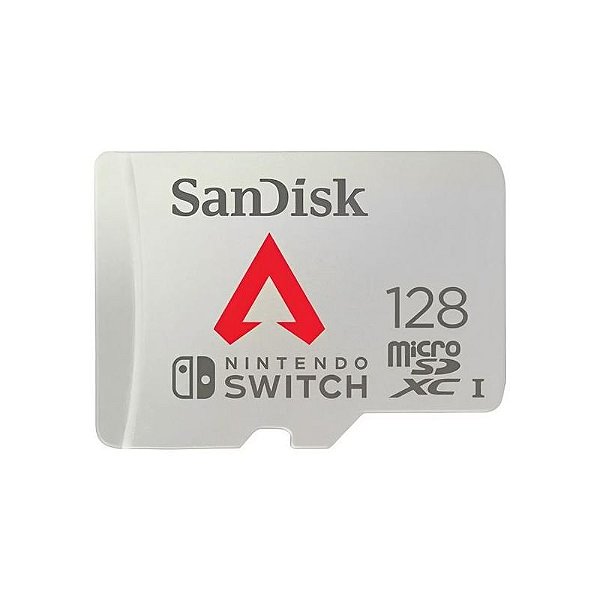 Cartão de Memória Micro SD Sandisk 128GB para Nintendo - Velocidade de até 90MB/s