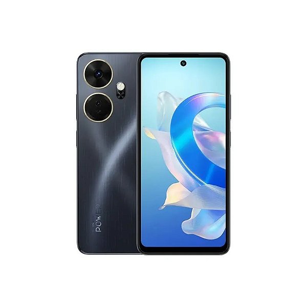 Smartphone Itel Power 55+ Dual SIM LTE 6.6" 4GB RAM Expansível 128GB Meteor Black - Anatel