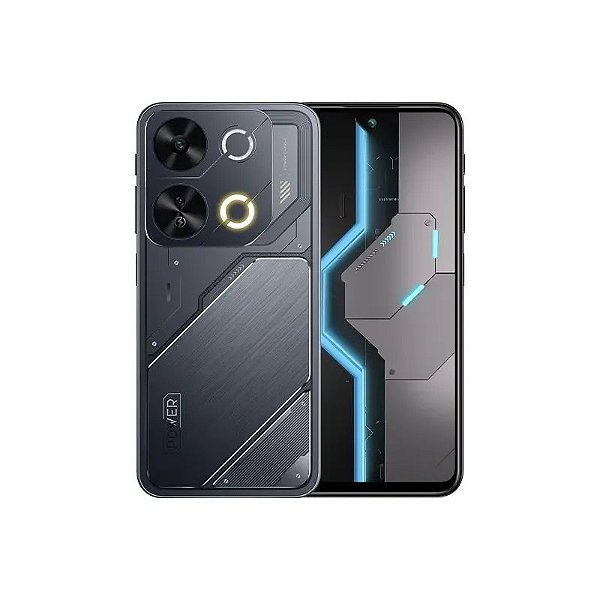 Smartphone Itel P65 Dual SIM LTE 6.7" 4GB Expansível/128GB Cyber Black - Anatel