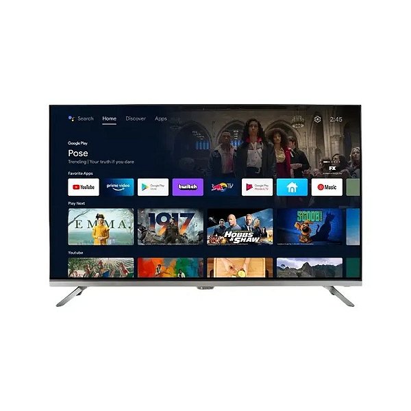 Smart TV Motorola 43" MOT43FLE11 LED Full HD com Chromecast e Android 11