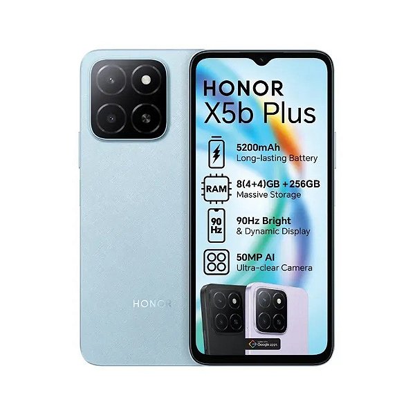 Smartphone Honor X5b Plus GFY-LX3 Dual SIM LTE 6.56" 4GB/256GB Azul