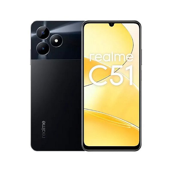 Smartphone Realme C51 Dual SIM LTE 6.74" 64GB/256GB Carbon Black