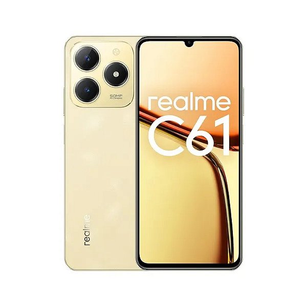 Smartphone Realme C61 Dual SIM LTE 6.74" 4GB RAM 128GB Sparkle Gold
