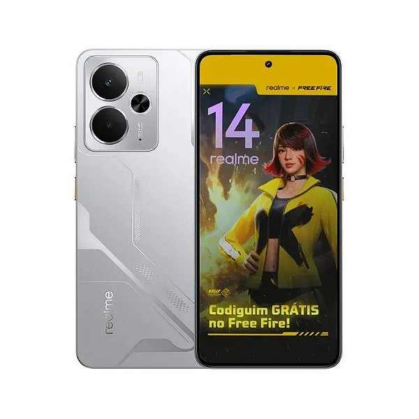 Smartphone Realme 14 5G Dual SIM 6.67" 8GB RAM 256GB Mecha Silver