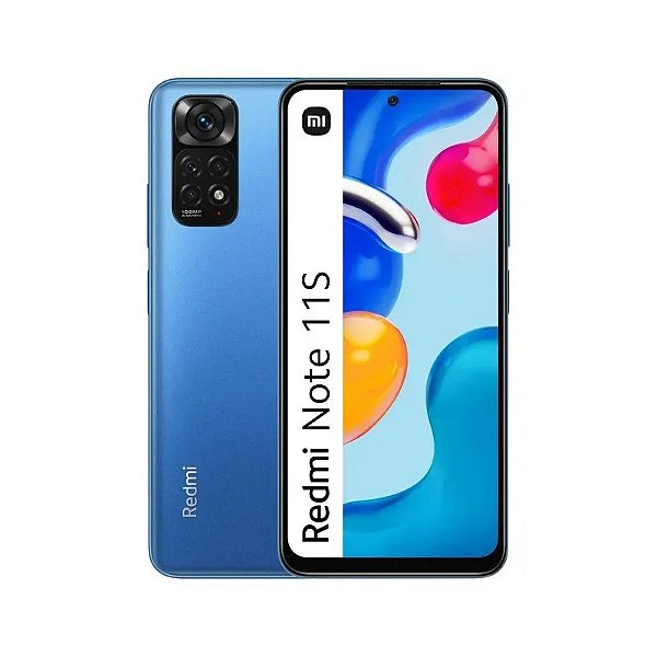 Smartphone Xiaomi Redmi Note 11S LTE DS 6.43" 8GB/128GB Azul (India) Deslacrado / Caixa Feia