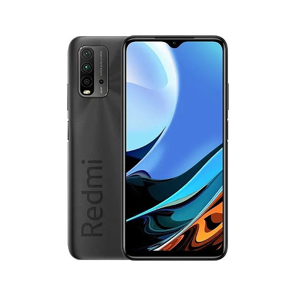 Smartphone Xiaomi Redmi 9T LTE Dual SIM 6.53" 6GB RAM 128GB Cinza