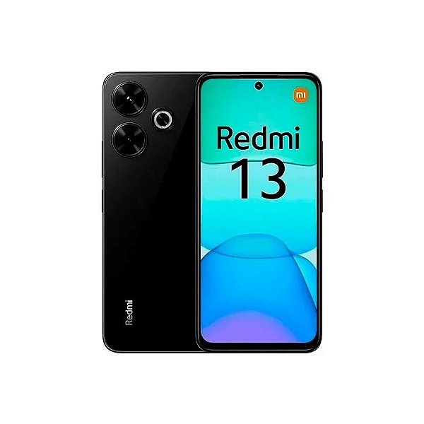 Xiaomi Redmi 13 Preto - 256GB, 8GB RAM