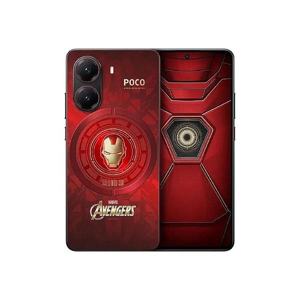 Xiaomi Poco X7 Pro Iron Man Edition NFC Dual SIM 512GB 12GB RAM 6.67" 50+8MP/20MP Preto Global (CX Slim)