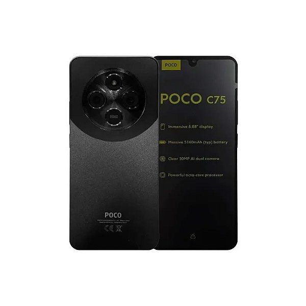 Xiaomi Poco C75 8GB RAM 256GB Preto (Global)