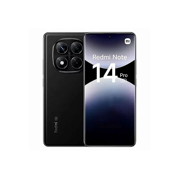 Smartphone Xiaomi Redmi Note 14 Pro 5G Global 256GB 8GB RAM Dual SIM Tela 6.67" Preto