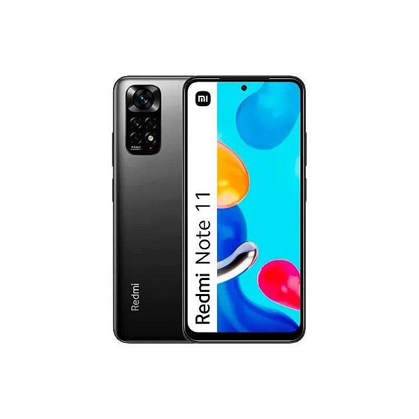 Smartphone Xiaomi Redmi Note 11 Global 128GB 4GB RAM Dual SIM Tela 6.43" Cinza