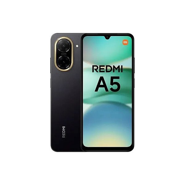 Smartphone Xiaomi Redmi A5 Global 128GB 4GB RAM Dual SIM Tela 6.88" Preto
