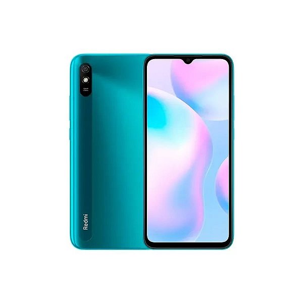 Smartphone Xiaomi Redmi 9A Global 32GB 2GB RAM Dual SIM Tela 6.53" Verde (Caixa Danificada, Lacre Pequeno)