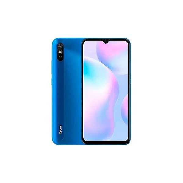 Smartphone Xiaomi Redmi 9A 32GB 3GB RAM Dual SIM Tela 6.53" Azul Índia