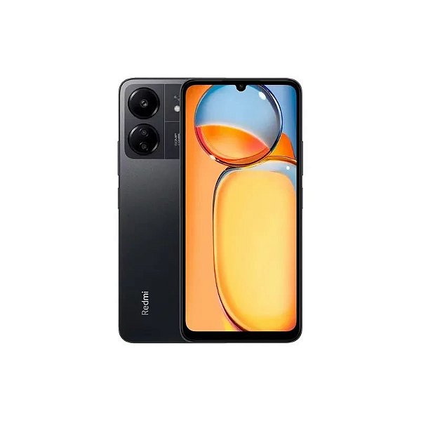 Smartphone Xiaomi Redmi 13C Global 256GB 8GB RAM Dual SIM Tela 6.74" Preto