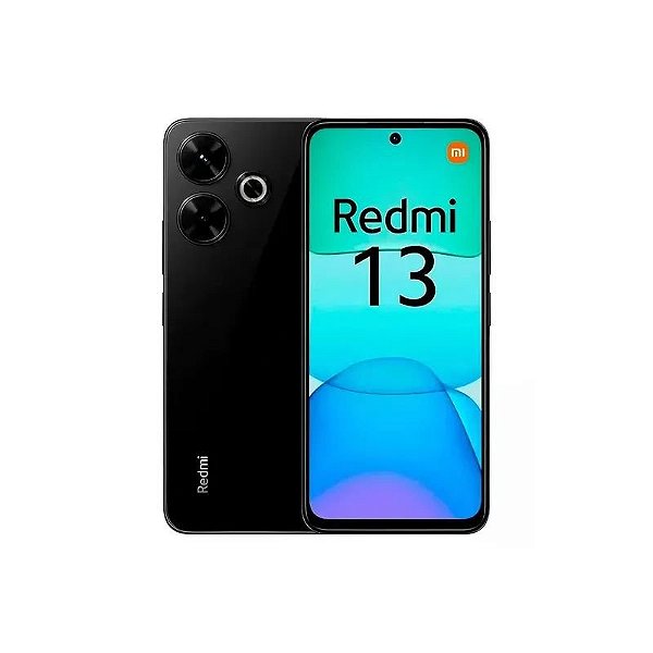 Smartphone Xiaomi Redmi 13 256GB 8GB RAM Dual SIM Tela 6.79" Preto (Lacre Pequeno)