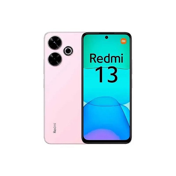 Smartphone Xiaomi Redmi 13 128GB 8GB RAM Dual SIM Tela 6.79" Rosa