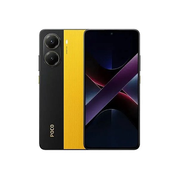 Smartphone Xiaomi Poco X7 Pro NFC Dual SIM 256GB/8GB RAM 6.67" Câmera 50+8MP/20MP Amarelo (Global)