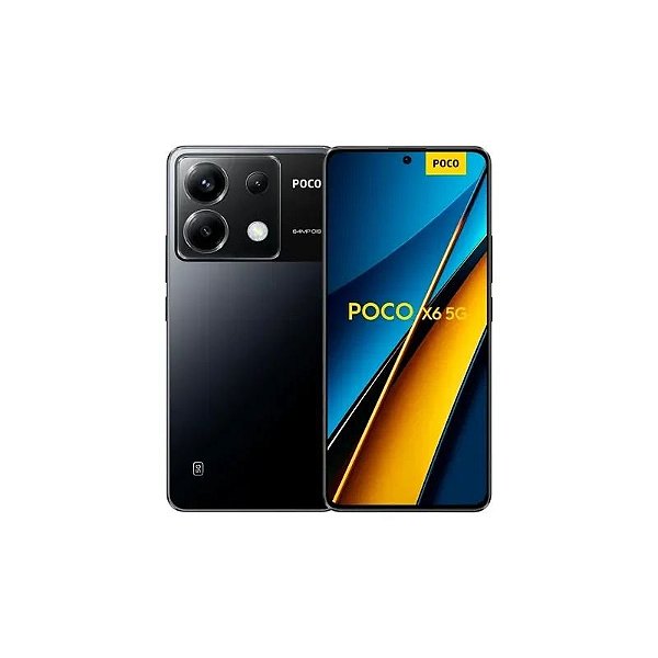 Smartphone Xiaomi Poco X6 Dual 5G 256GB 12GB RAM Preto