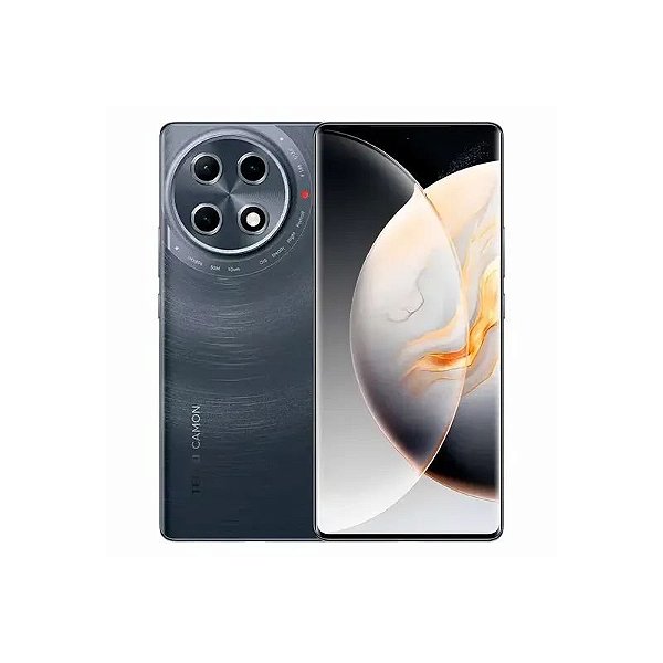 Smartphone Tecno Camon 30S Pro CLA6 256GB 8GB RAM Dual SIM Tela 6.78" Cinza