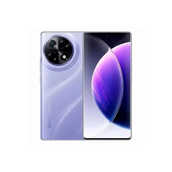 Smartphone Tecno Camon 30S CLA5 256GB 8GB RAM Dual SIM Tela 6.78" Violeta