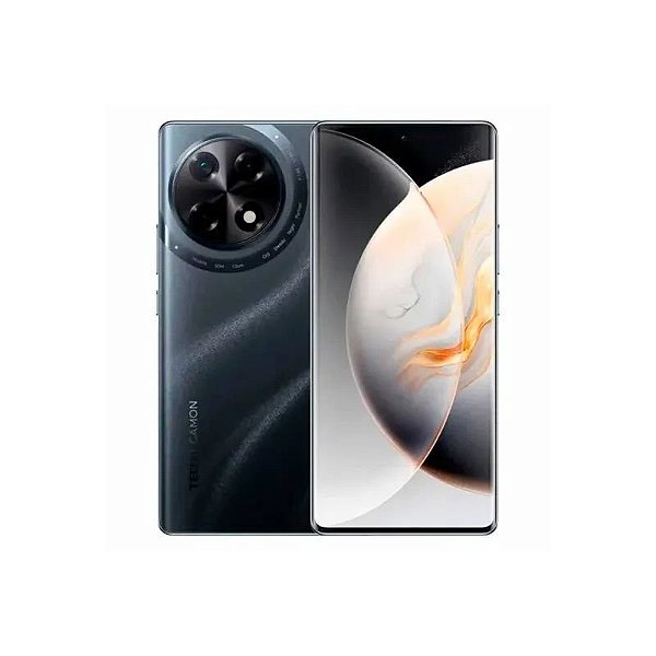 Smartphone Tecno Camon 30S CLA5 256GB 8GB RAM Dual SIM Tela 6.78" Preto