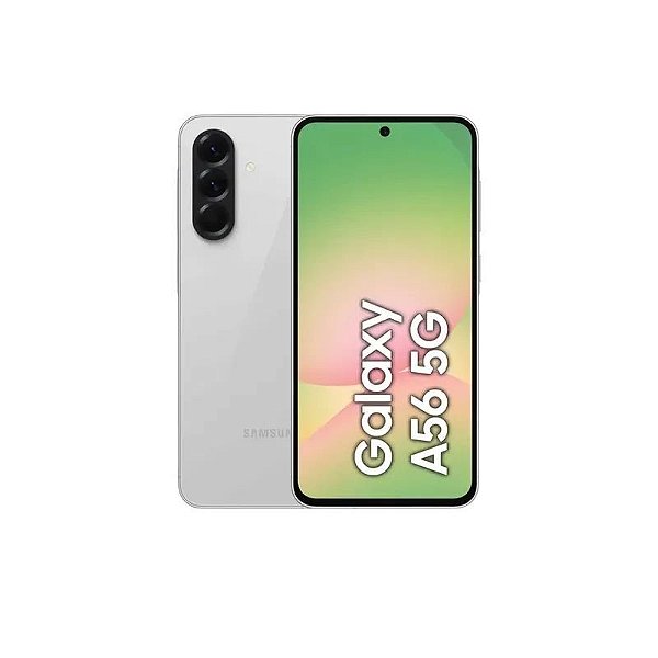 Smartphone Samsung Galaxy A56 5G 12GB RAM 256GB Tela 6.7" Cinza Claro