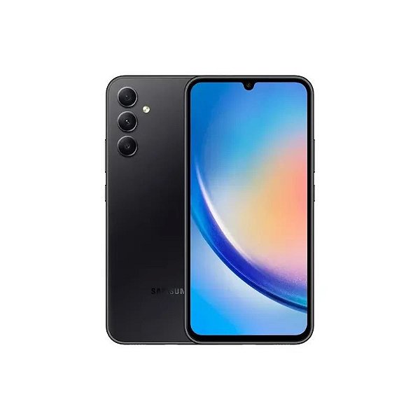 Smartphone Samsung Galaxy A34 5G A346E 128GB 8GB RAM Dual SIM Tela 6.6" Grafite - Caixa Slim
