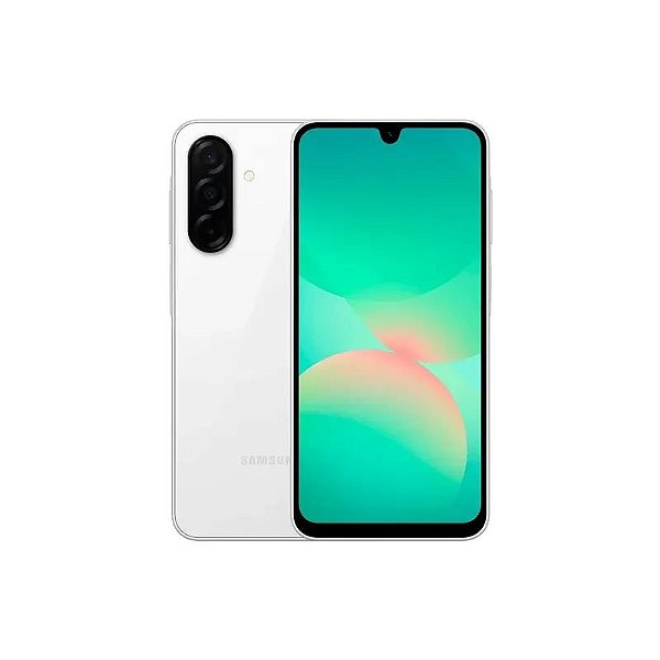 Smartphone Samsung Galaxy A26 5G SM-A266M 128GB 6GB RAM Dual SIM Tela 6.7" Branco - Caixa Slim