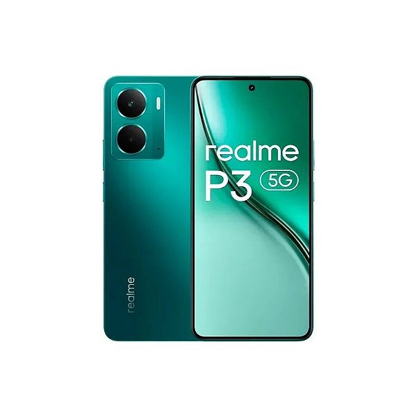 Smartphone Realme P3 RMX5079 5G 256GB 8GB RAM Dual SIM Tela 6.67" Verde