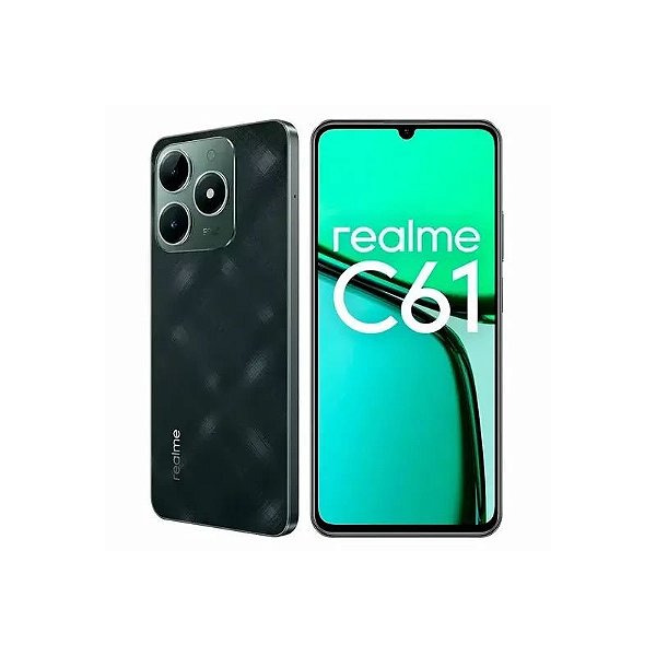Smartphone Realme C61 RMX3930 256GB 4GB RAM Dual SIM NFC Tela 6.74" Verde