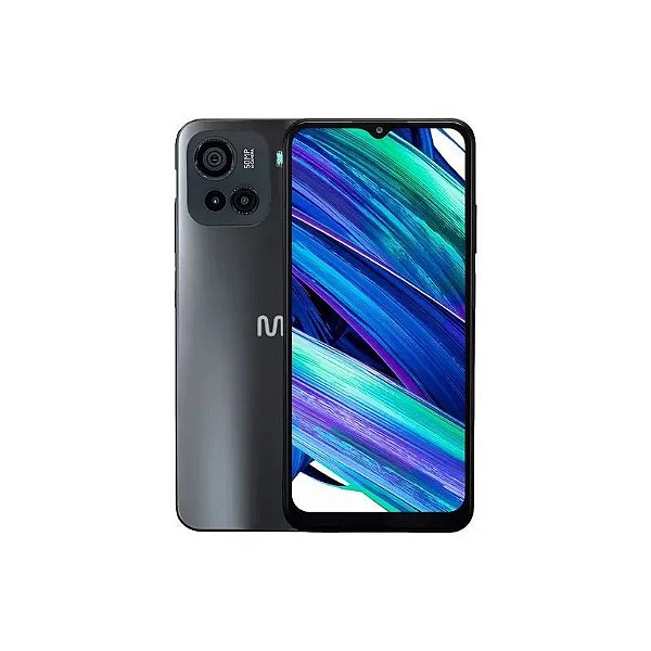 Smartphone Multilaser M23 Pro 128GB 8GB RAM Dual SIM Tela 6.5" Preto (Anatel)