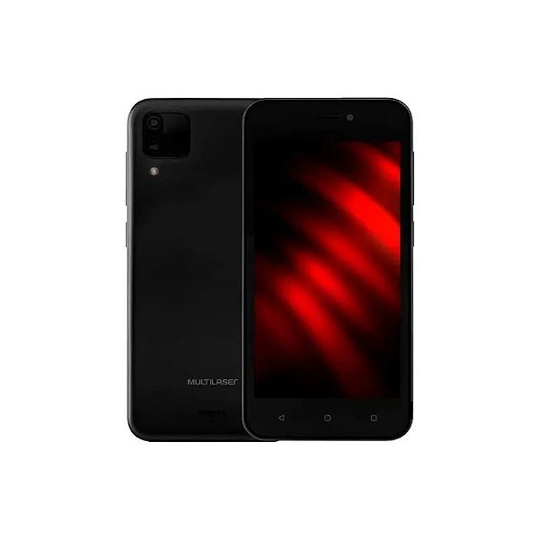 Smartphone Multilaser E2 3G P9148 32GB 1GB RAM Dual SIM Tela 5" Preto (Anatel)