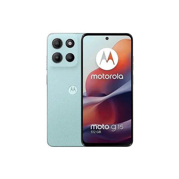 Smartphone Motorola Moto G15 XT-2521-2 512GB 4GB RAM Dual SIM Tela 6.72" Azul