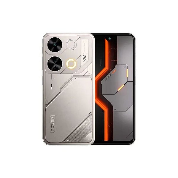 Smartphone Itel P65 128GB 4GB RAM Dual SIM Tela 6.7" Titânio (Anatel)