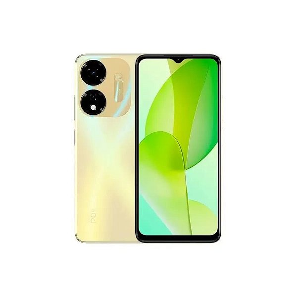 Smartphone Itel P55 5G A661N 128GB 6GB RAM Dual SIM LTE Tela 6.6" Dourado