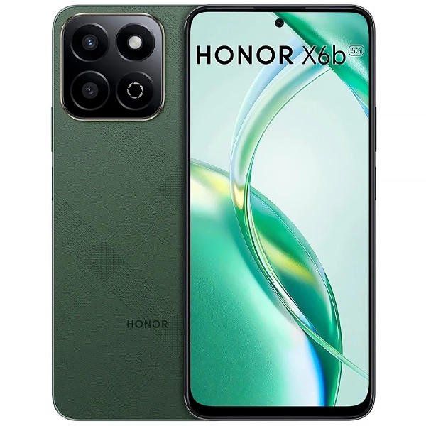 Smartphone Honor X6B 5G Dual SIM 256GB/4GB RAM, Tela 6.56", Câmeras 50+2MP/5MP - Verde Forest