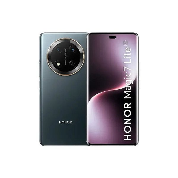 Smartphone Honor MAGIC7 Lite 5G 512GB 12GB RAM Dual SIM NFC Tela 6.78" Preto Titânio