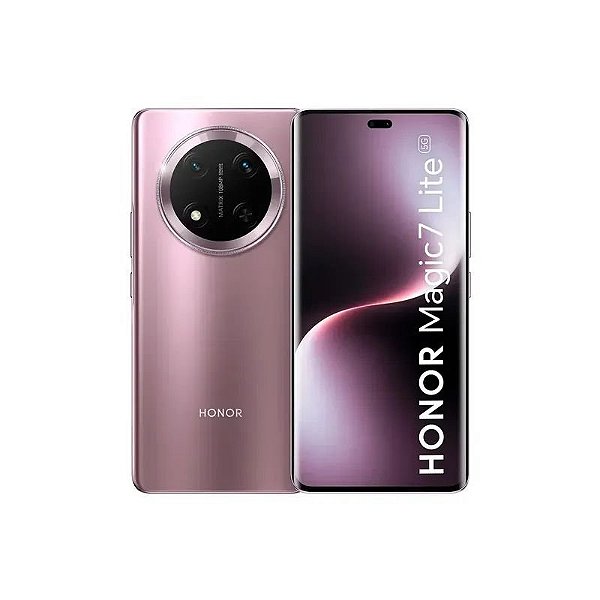 Smartphone Honor MAGIC7 Lite 5G 256GB 12GB RAM Dual SIM Tela 6.78" Roxo Titânio