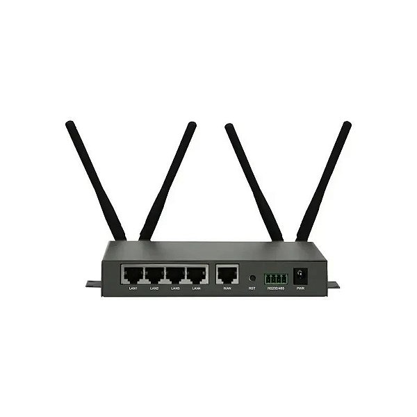 Router Industrial 4G LTE Celular QX520-AW2 com WiFi 2.4G