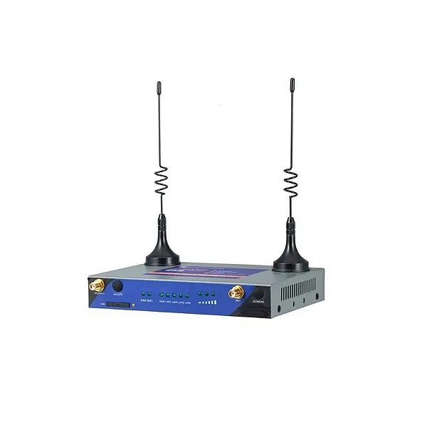 Router Industrial 4G LTE Celular QX510-AW2 com WiFi 2.4G