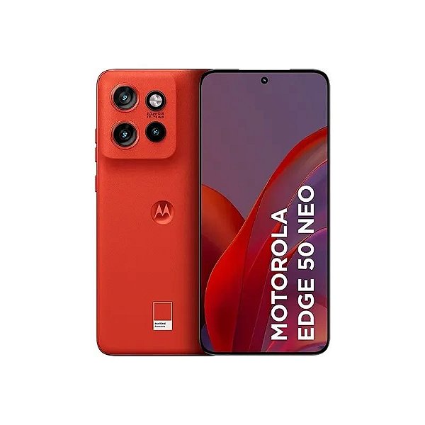 Motorola Edge 50 Neo 256GB/8GB RAM, Tela 6.4", Câmeras 50+10+13MP/32MP, NFC, Nano + eSIM - Poinciana