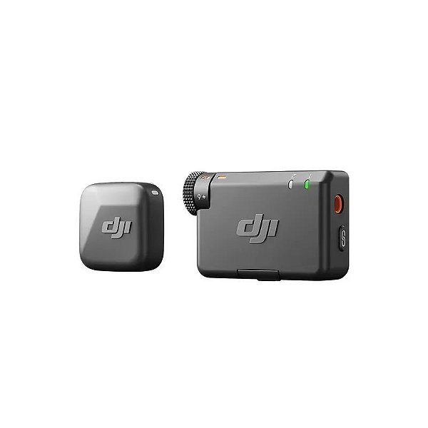 Microfone Lapela DJI Mic Mini Sem Fio para Smartphone - Preto (1 TX + 1 RX)