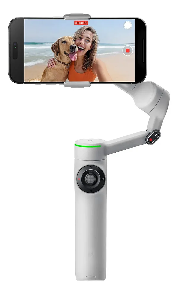 Estabilizador INSTA360 Flow Pro Branco para Smartphone (CINSABQBFLOW203)