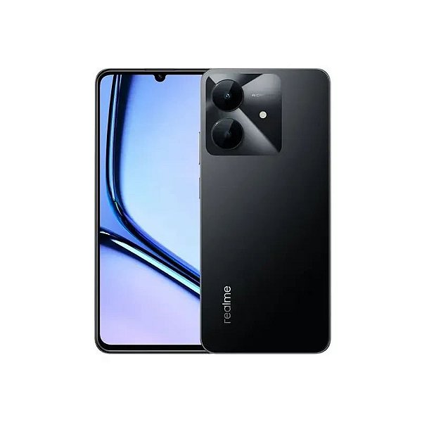 Celular Realme Note 60X RMX3938 Dual SIM 64GB/3GB RAM 6.7" 8MP/5MP Marble Black (Anatel)