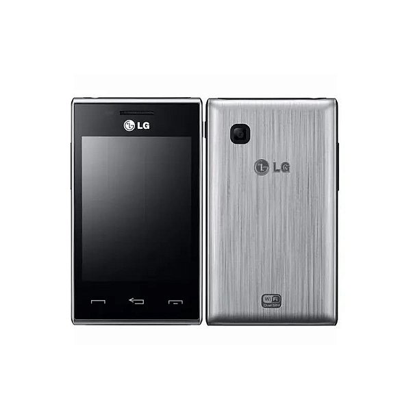 Celular LG T585 3.2" 4 Bandas Dual Chip Cinza