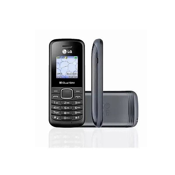 Celular LG B-220 3G Dual SIM Preto (BR)