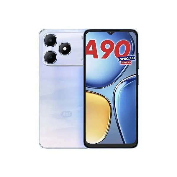 Celular Itel A90 A6610L Dual SIM 128GB/4GB RAM 6.6" 13MP/5MP Aurora Blue (Anatel)